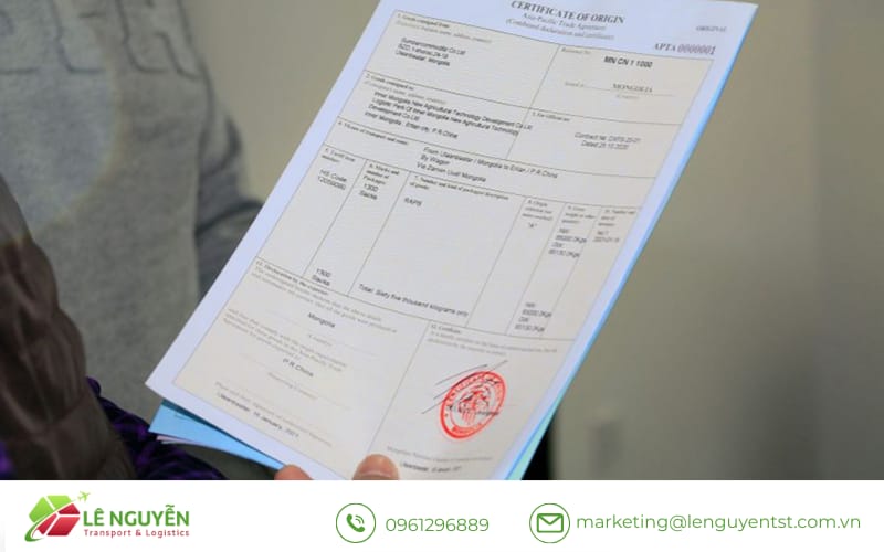 Thủ tục kiểm tra giấy chứng nhận xuất xứ C/O