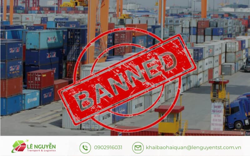 Hậu quả pháp lý khi nhập khẩu hàng thuộc danh mục cấm